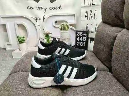 281D/Adidas CLOUDLOAM duramo8 NEO High quality genuine woven mesh breathable and comfortable casual 