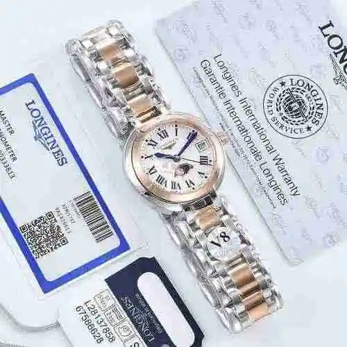 Reloj Longines Reloj para mujer combinado con movimiento mecánico original completamente automático 