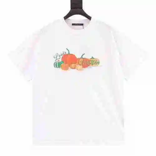Manga corta con estampado de calabaza de la marca Louis Vuitton/Louis Vuitton Yayoi Kusama Co