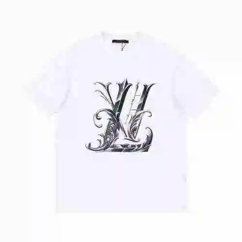 Louis Vuitton/Louis Vuitton Manga corta estampada con logotipo metálico</span>