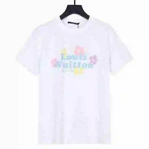 Camiseta de manga corta Louis Vuitton/Louis Vuitton x Yayoi Kusama Cooperative Pumpkin Vine Flower