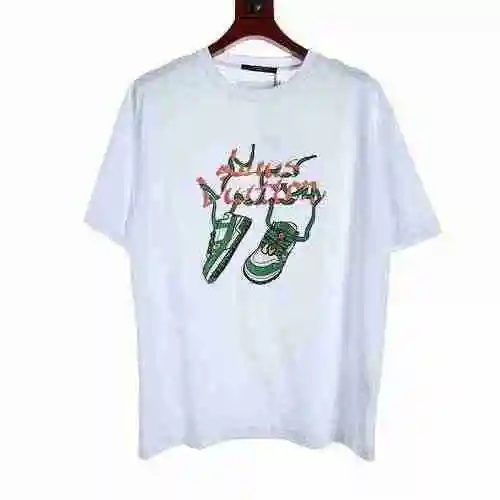 Camiseta manga corta estampado zapato