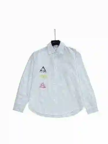 Dior 2023 Otoño Camisa de manga larga con estampado de cine y televisión con temática espacial de lo