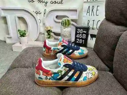 281D company grade true standard half size adlidas origins Gazelle Indoor casual wear resistant ligh