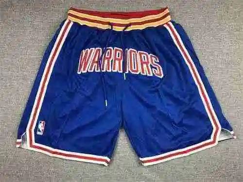 Pantalones de bolsillo 22nd Season Warriors 75th Anniversary Pantalones de baloncesto azules