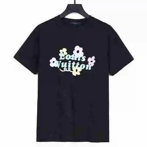 Camiseta de manga corta Louis Vuitton/Louis Vuitton x Yayoi Kusama Cooperative Pumpkin Vine Flower