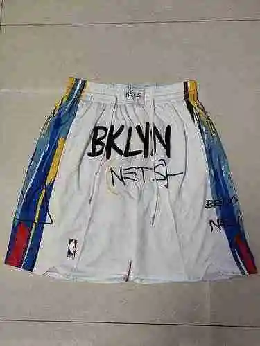 23 Pantalones de fútbol con bolsillo de malla azul y blanco City Edition