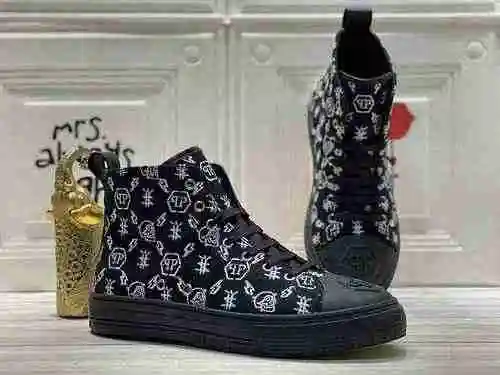1159300PHILIPHILIPP PLEIN Zapato deportivo de caña alta de moda para hombre 38-44