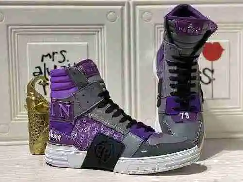 1159330PHILIPHILIPP PLEIN Zapatos altos de nueva moda para hombre 38-44
