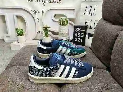 321D Auténtico Adidas Oficial Mismo VECINDARIO x INVINCIBLE x Adidas Campus Tripartite Co marca Mate