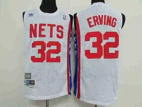 Nets 32nd Dr. J - Julius Owen Vintage Blanco