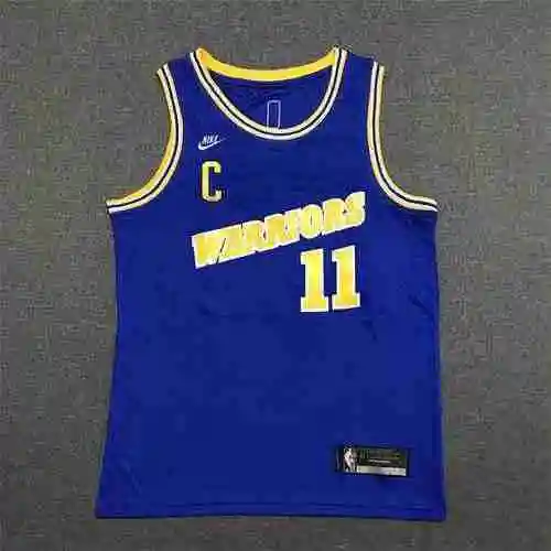 Warriors 11 Thompson 22-23 Temporada Retro Azul