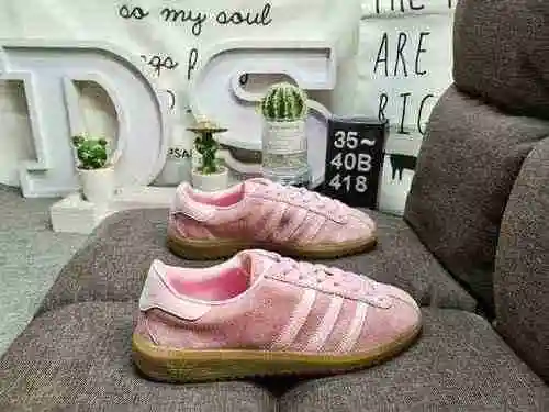 ¡418D estándar genuino con trébol de tamaño medio Adidas BERMUDA serie de zapatos de tablero retro d