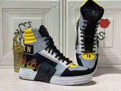 1159340PHILIPHILIPP PLEIN Zapatos altos de nueva moda para hombre 38-44