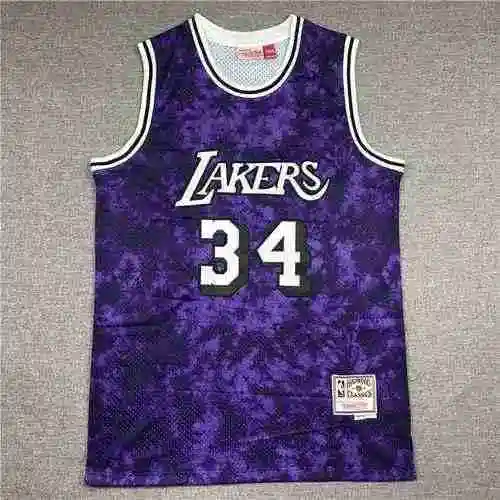 Lakers 34 O'Neal Constellation camuflaje morado