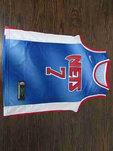 21a temporada nuevos Nets 7 Durant retro degradado azul