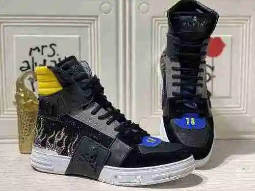 1159340PHILIPHILIPP PLEIN Zapatos altos de nueva moda para hombre 38-44
