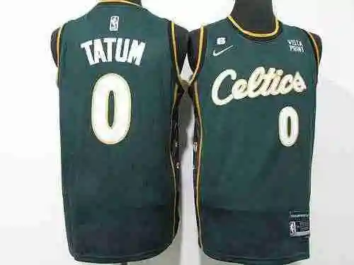 Celtics No. 0 Tatum Temporada 23 Edición Ciudad Verde