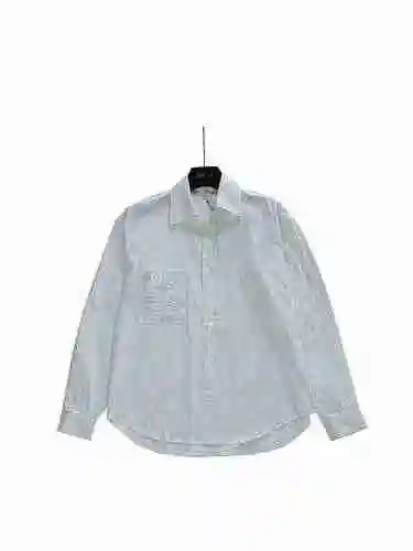 LOEWE 2023 Otoño Principios de otoño Nueva colección Logo Camisas de manga larga con bordado 3D