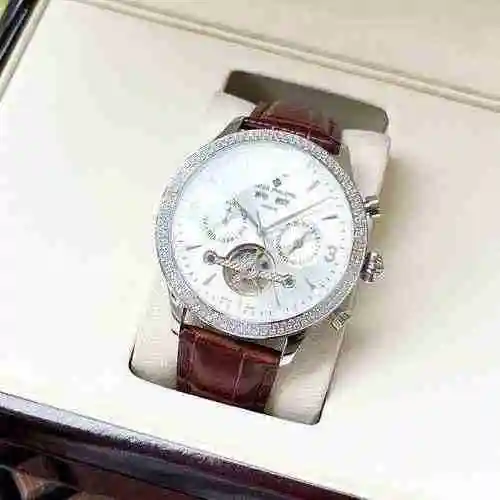 Reloj Patek Philippe para hombre combinado con movimiento mecánico original completamente automático