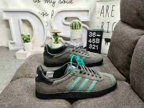 321DADIDAS GAZELLE clover suede campus casual board shoes.