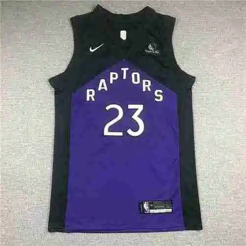 Raptors 23 Fred Vanfrett Temporada 21-22 Edición de recompensas Púrpura Negro