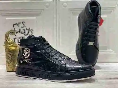 1159250PHILIPHILIPP PLEIN Zapatos altos de nueva moda para hombre 38-44