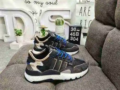 304D company level Adidas Nite Jogger 2019 Boost earth color bar code Jackson Wang endorsement knitt
