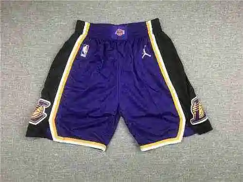Pantalones de baloncesto morados de nueva temporada de los Lakers Jordan Label