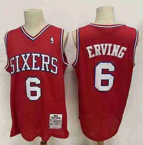 76ers 6 Julius Owen Rojo Vintage