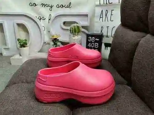 158Dadidas Adifom Stan Mule Clover Thick Sole Casual Slippers Elevated Shoes Summer Comfortable, Non