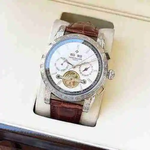 Reloj Patek Philippe para hombre combinado con movimiento mecánico original completamente automático