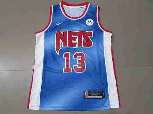 21 Temporada New Nets 13 Harden Degradado Azul