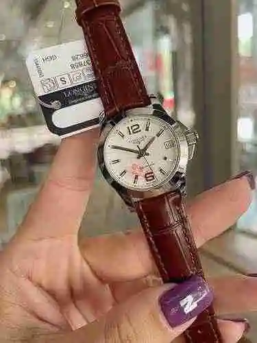 Reloj Longines para mujer combinado con movimiento mecánico original completamente automático Caja d