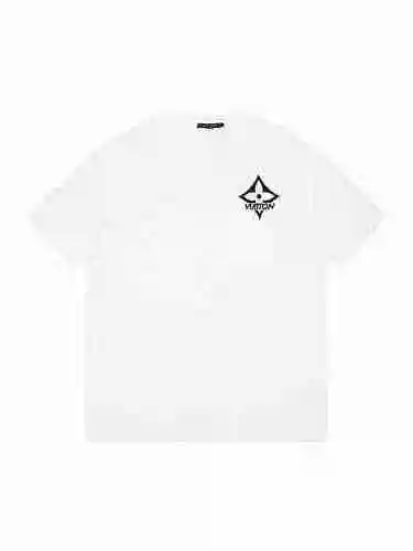 Camiseta de manga corta con cuello redondo estampada Louis Vuitton/Louis</span>