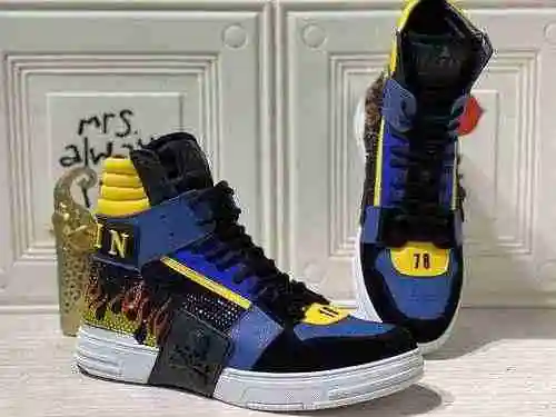 1159340PHILIPHILIPP PLEIN Zapatos altos de nueva moda para hombre 38-44