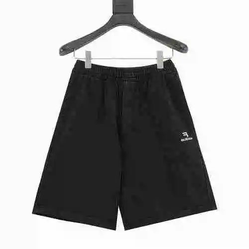 Pantalones cortos con logo bordado elástico y cinta BLCG 22SS