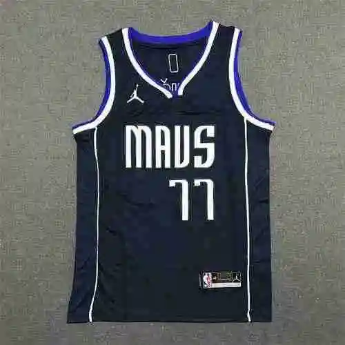 Mavericks 77 Luca Dongcheqi 22-23 Temporada City Edition Azul oscuro