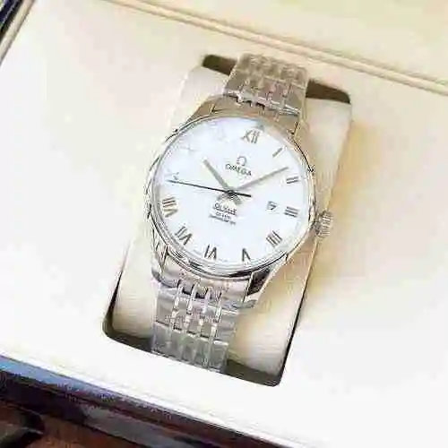 Reloj Omega para hombre combinado con movimiento mecánico original completamente automático Caja de 
