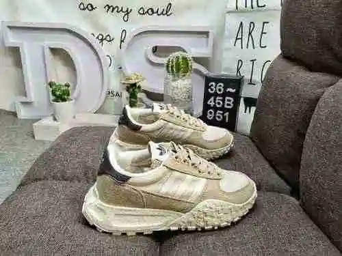 951DAdidas/Clover Boost origins Retropy E5 Popcorn Retro Running Shoes,