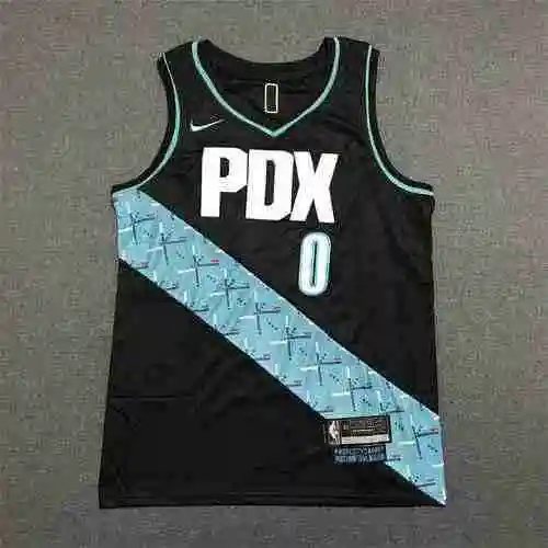 Trailblazer 0 Lillard 22-23 Temporada City Edition Negro