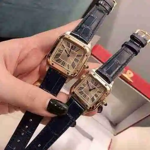 Reloj Cartier Pareja Reloj Emparejamiento con movimiento mecánico original completamente automático 