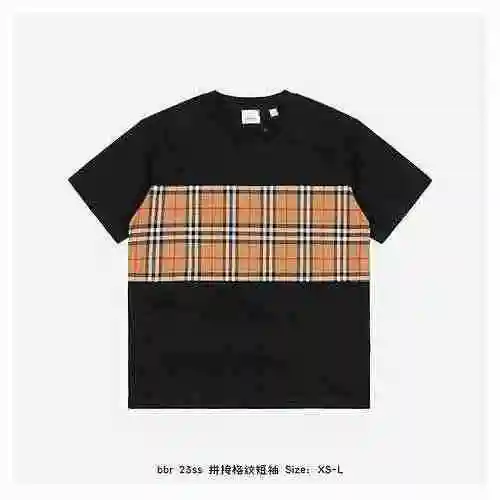 BBR 23SS patchwork cuadros manga corta