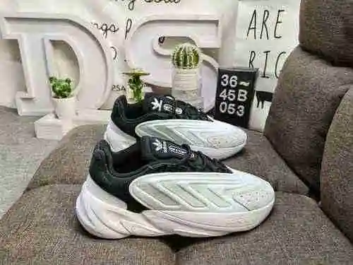 053D # Auténtico Adidas/Ozelia adiPENE Water Pipe 2.0 Zapatos deportivos retro de cuero para papá Fu
