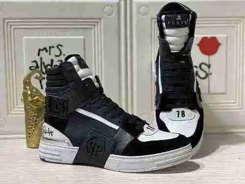 1159330PHILIPHILIPP PLEIN Zapatos altos de nueva moda para hombre 38-44