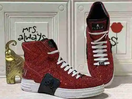 1159330PHILIPHILIPP PLEIN Zapatos altos de nueva moda para hombre 38-44