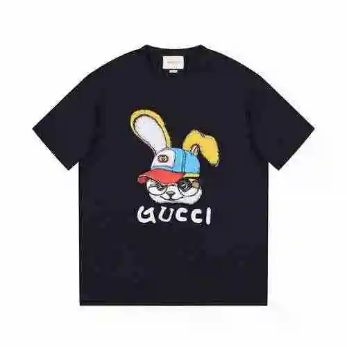 Gucci/Gucci Manga corta con estampado de conejo de dibujos animados</span>