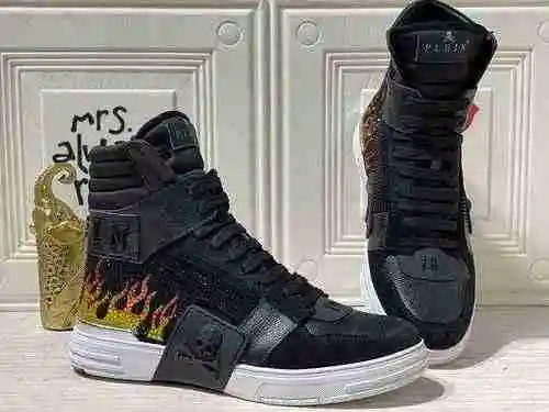 1159340IPHILIPHILIPP PLEIN Zapatos altos de nueva moda para hombre 38-44