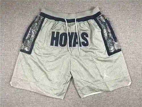 Pantalones de bolsillo Pantalones de baloncesto grises de la Universidad de Georgetown