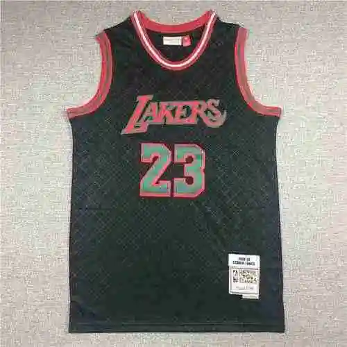 Lakers 23 James MN Vintage cuadros negros